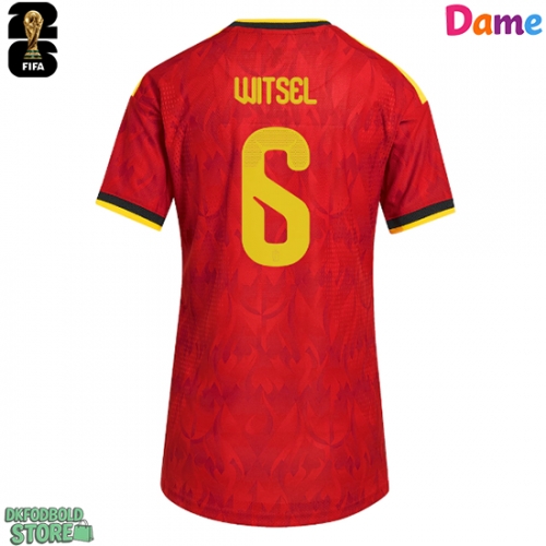 Belgien Axel Witsel #6 Replika Hjemmebanetrøje Dame VM 2026 Kortærmet